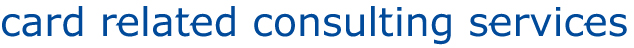 card related consultancy services